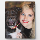 Aangepaste foto mama en hond fotoplaat (Voorkant)