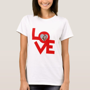 Aangepaste Foto Mama of Lover Vrouwen Gepersonalis T-shirt