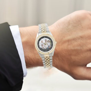 Aangepaste foto-Mannen volgen Horloge