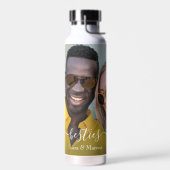 Aangepaste foto Manuscript-vrienden Besties Waterfles (Links)