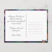 Aangepaste foto Mardi Gras Chaos Lijst Briefkaart (Achterkant)