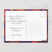 Aangepaste foto💚💜💛 Mardi Gras Magic Briefkaart (Achterkant)