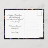 Aangepaste foto💚💜💛 Mardi Gras Magic Briefkaart (Achterkant)