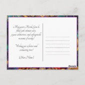 Aangepaste foto💚💜💛 Mardi Gras Magic Briefkaart (Achterkant)