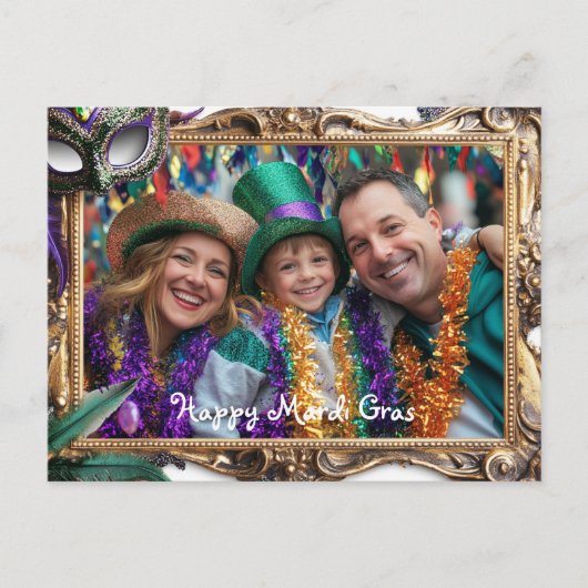 Aangepaste foto Mardi herinneringen Briefkaart (Voorkant)