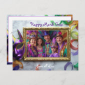 Aangepaste foto Mardi herinneringen Briefkaart (Voorkant / Achterkant)