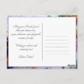 Aangepaste foto Mardi herinneringen Briefkaart (Achterkant)