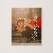 Aangepaste foto Marry Me Voorstel Legpuzzel (Verticaal)