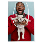 Aangepaste foto medium cadeauzakje (Voorkant)