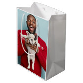 Aangepaste foto medium cadeauzakje (Achterkant Gekanteld)