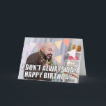 Aangepaste foto-memo Funny Birthday Card Kaart<br><div class="desc">Upload je eigen foto om een grappige kaart te creëer voor verjaardagen met een grappige internetmeme-stijl. Op de voorzijde van de kaart staat de foto met de tekst van de meme-stijl die ik niet altijd zeg: 'HAPPY BIRTHDAY' boven op de kaart. Het binnenbericht leest MAAR WANNEER IK HET AAN LEGENDS...</div>