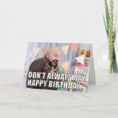 Aangepaste foto-memo Funny Birthday Card Kaart (Voorkant)