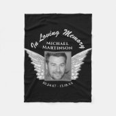Aangepaste foto-memorial Blanket Fleece Deken (Voorkant)