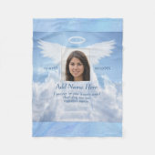 Aangepaste foto-memorial Blanket Fleece Deken (Voorkant)