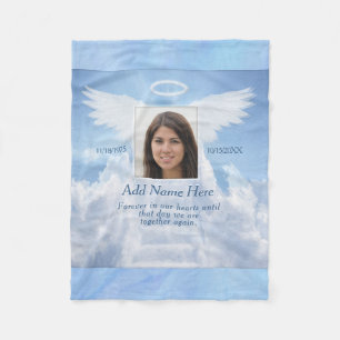 Aangepaste foto-memorial Blanket Fleece Deken