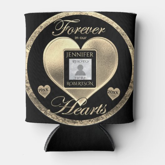 Aangepaste foto-Memorial in Loving Memory Blikjeskoeler (Voorkant)