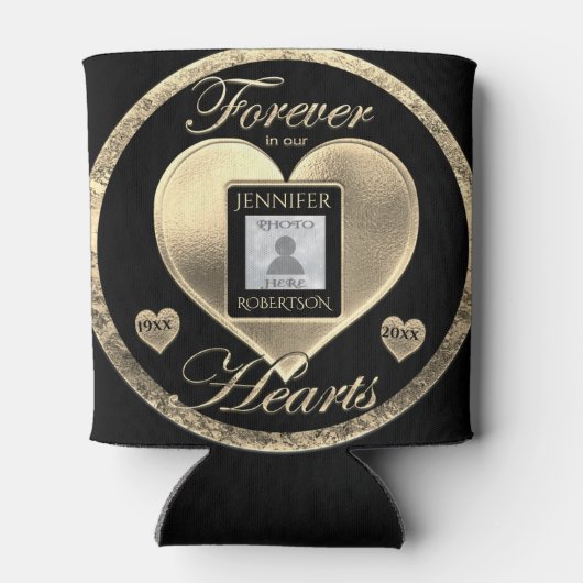 Aangepaste foto-Memorial in Loving Memory Blikjeskoeler (Achterkant)