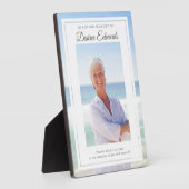 Aangepaste foto-Memorial in Loving Memory Fotoplaat (Zijkant)