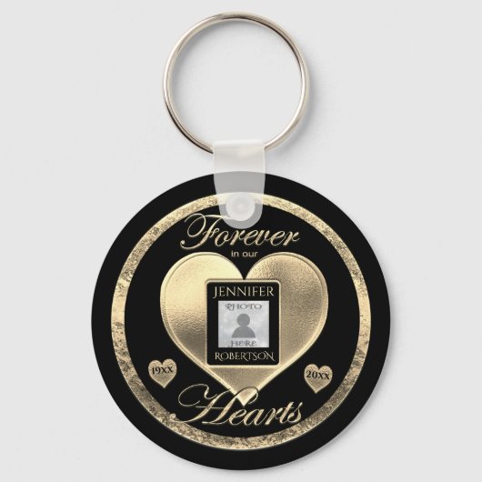 Aangepaste foto-Memorial in Loving Memory Sleutelhanger (Voorkant)