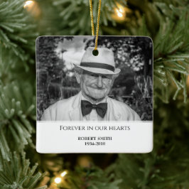 Aangepaste foto Memorial Keepomwille Keramisch Ornament