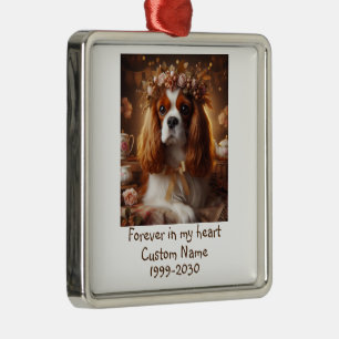 Aangepaste foto Memorial Keepomwille Pet Dog Metalen Ornament