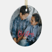 Aangepaste foto met 2 zijkanten van elegant keramisch ornament (Rechts)