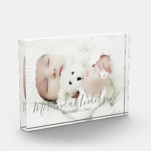 Aangepaste foto met aangepaste naam en tekst (Links)