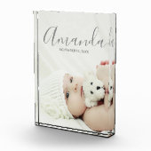 Aangepaste foto met aangepaste naam en tekst (Rechts)