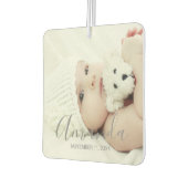 Aangepaste foto met aangepaste naam en tekst luchtverfrisser (Links)