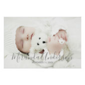 Aangepaste foto met aangepaste naam en tekst perfect poster (Voorkant)