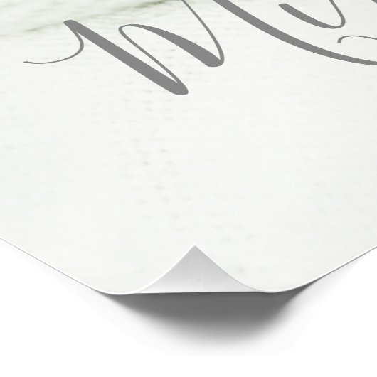 Aangepaste foto met aangepaste naam en tekst perfect poster (Hoek)