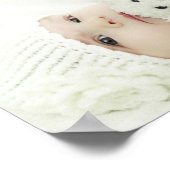 Aangepaste foto met aangepaste naam en tekst poster (Hoek)