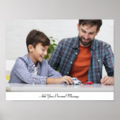 Aangepaste foto met aangepaste tekst poster (Voorkant)