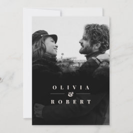 Aangepaste foto met Abstract  stijlvol huwelijk Kaart