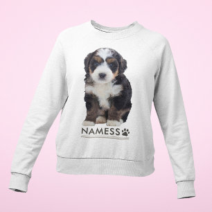 Aangepaste foto met de naam van je huisdierhond op trui