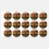 Aangepaste foto met de naam van uw huisdier op labels (Vel)