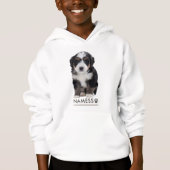 Aangepaste foto met de naam van uw huisdierhond op (Voorkant)