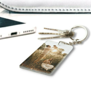 Aangepaste foto met dubbelzijdige 1-pic acrylische sleutelhanger