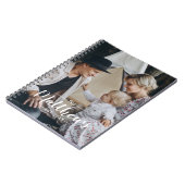 Aangepaste foto met familienaam en vastgesteld jaa notitieboek (Linkerzijde)