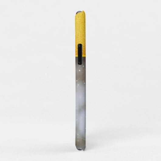 Aangepaste foto met gouden accent Case-Mate iPhone case (Achterkant/rechts)