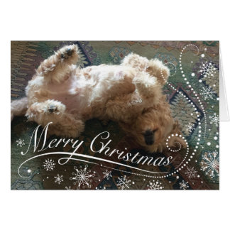 Aangepaste foto met gouden dwieg kerst