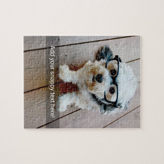 Aangepaste foto met je eigen magnetisch thema legpuzzel (Horizontaal)