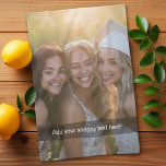 Aangepaste foto met je eigen magnetisch thema theedoek<br><div class="desc">Een leuke manier om herinneringen vast te leggen en te delen met vrienden. Voeg een verticale foto en je favoriete titel toe om een gave voor vrienden te maken.</div>