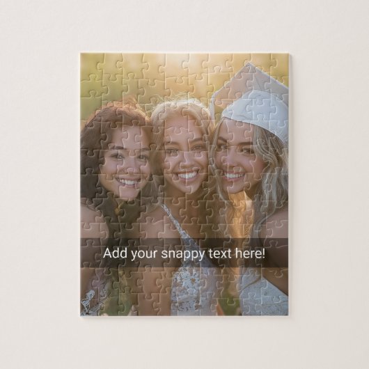 Aangepaste foto met je eigen Snap Chat-meme Legpuzzel (Verticaal)