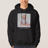 Aangepaste foto met Jouw naam Hoodie (Voorkant)