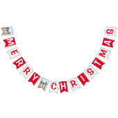 Aangepaste foto met kerstkerst in uw eigen ontwerp vlaggetjes (Alle)