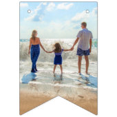 Aangepaste foto met kerstkerst in uw eigen ontwerp vlaggetjes (Eerste vlag)