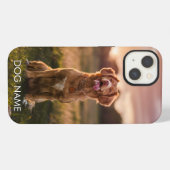 Aangepaste foto met mijn hond afbeelding op een le iPhone hoesje (Achterkant horizontaal)