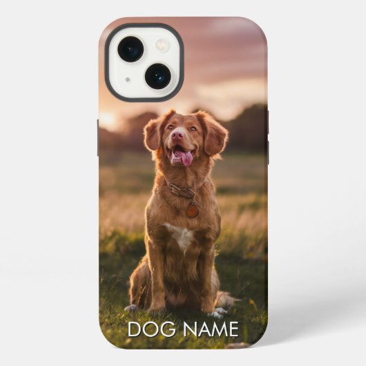 Aangepaste foto met mijn hond afbeelding op een le iPhone hoesje (Achterkant)
