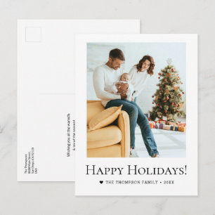 Aangepaste foto met minimalistische esthetiek voor briefkaart